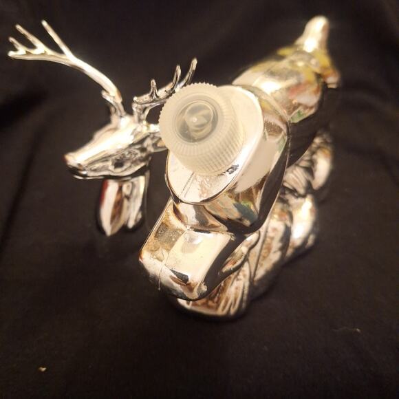 Avon Wilderness Classic Silver Buck Deer Vintage Sweet Honesty Col. 6 Oz Full - Picture 3 of 4